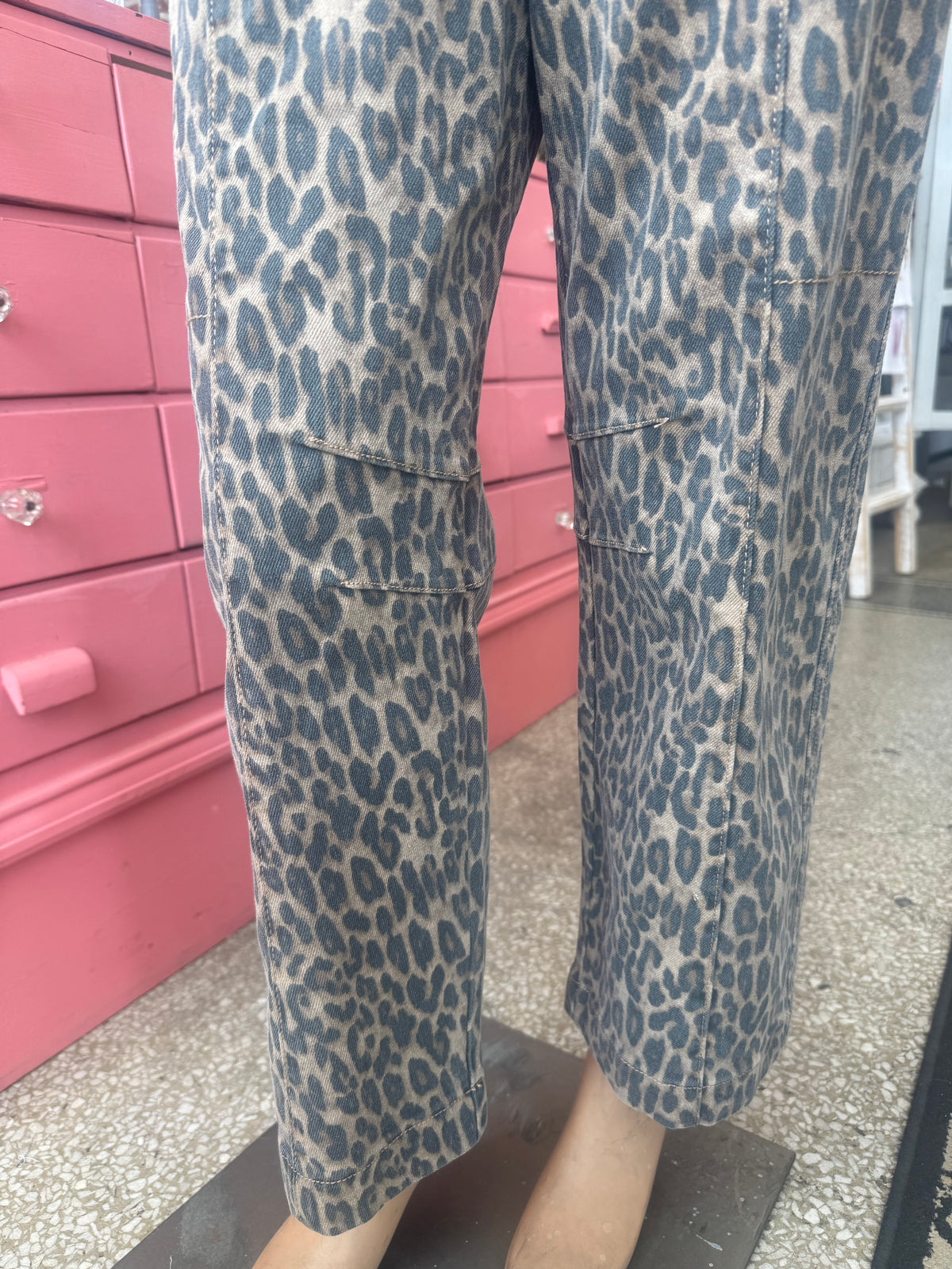 The Lacy Leopard Denim Jeans