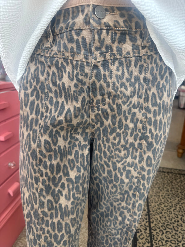 The Lacy Leopard Denim Jeans