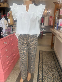 The Lacy Leopard Denim Jeans