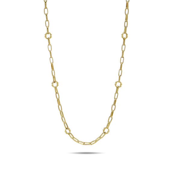 Waxing Poetic - Everything Necklace - Ceramic Coated Brass - 16"