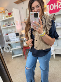 The Jaci Vest - Tan