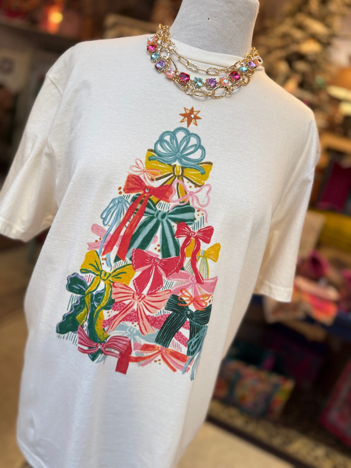 Christmas Tree Bows Tee