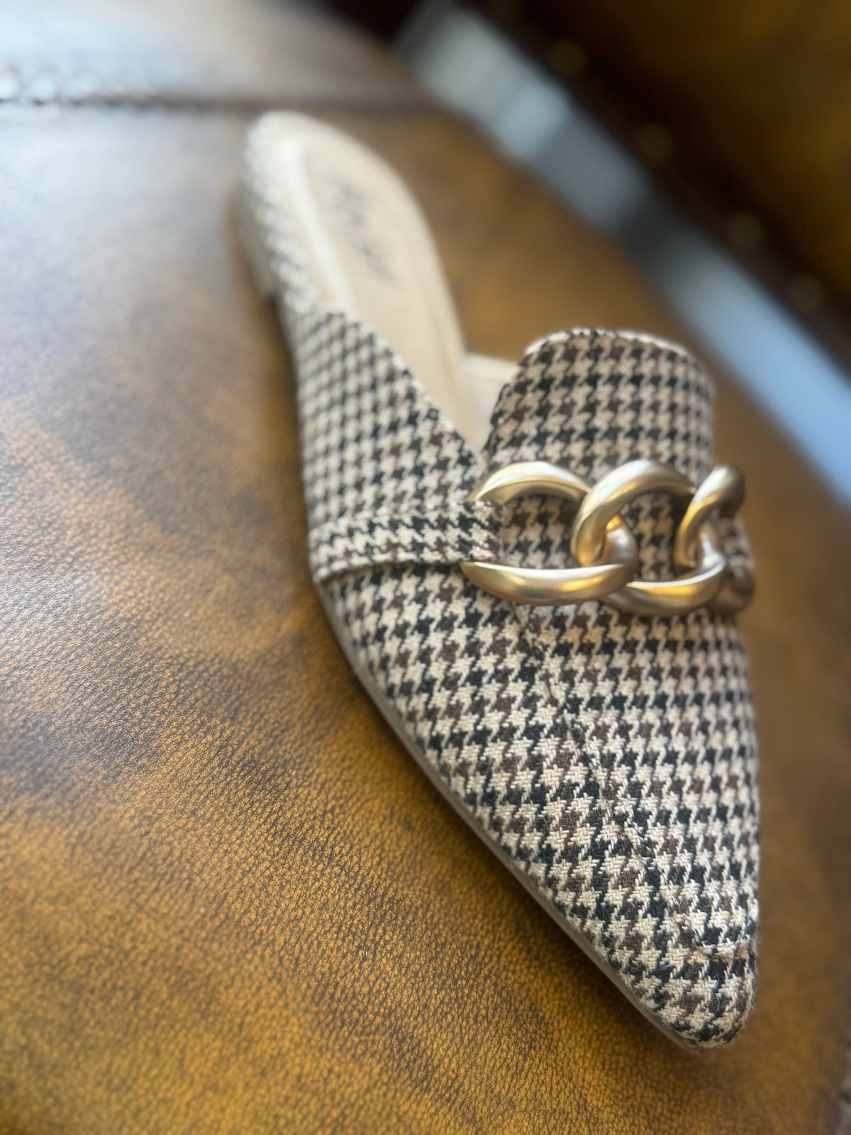 Houndstooth Mule