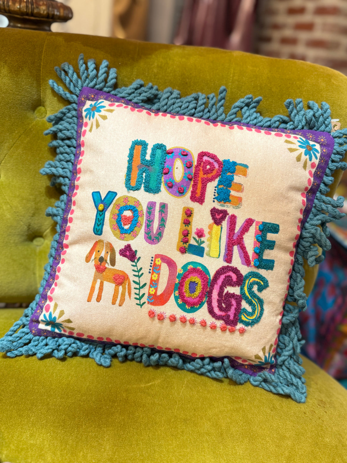 Hope you like Dogs - Pillow