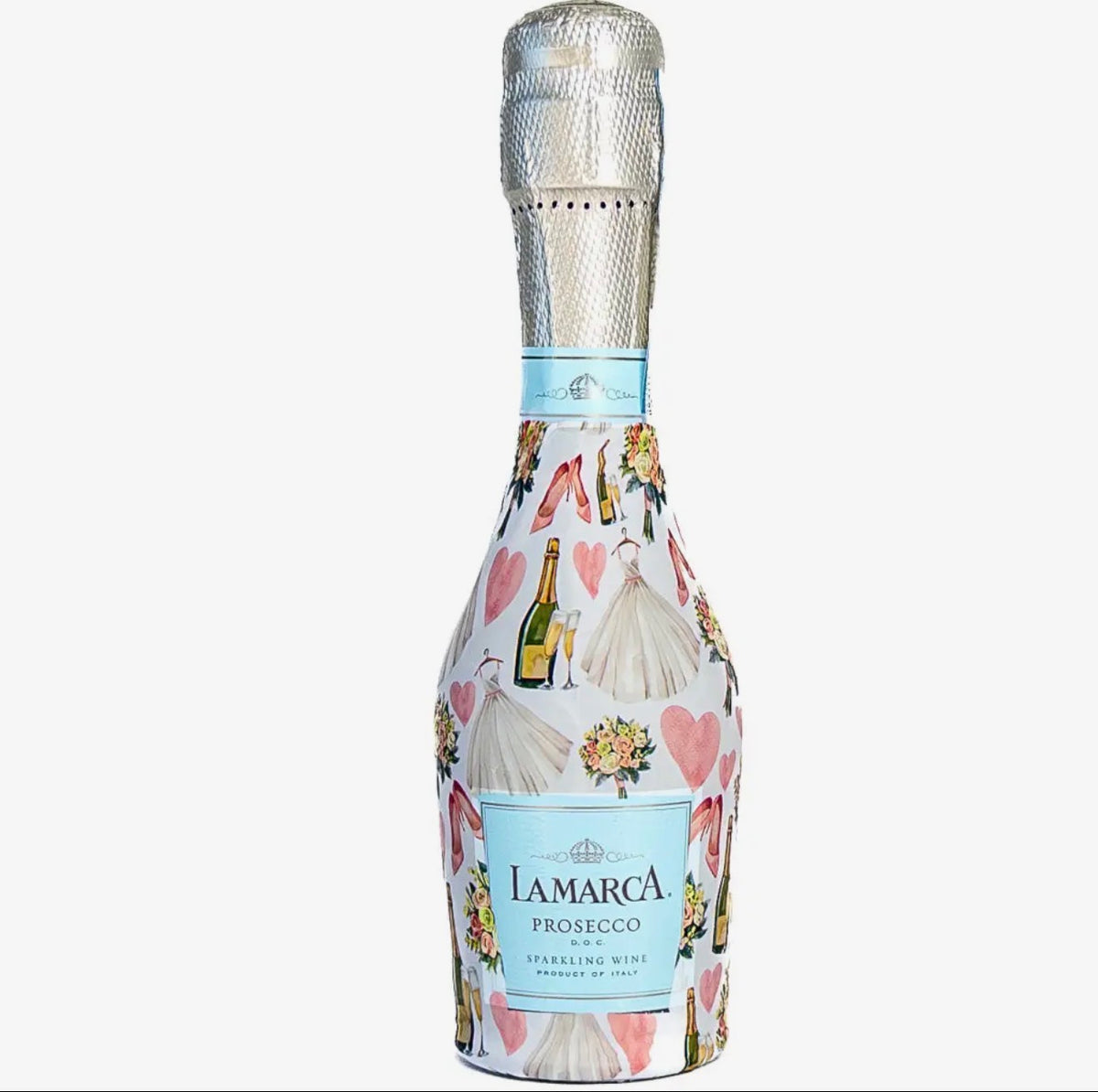 Mini LaMarca Prosecco Bottle Wraps - Set of 6