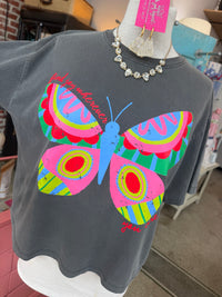 Butterfly Crop Tee - Find Joy wherever you are 🦋