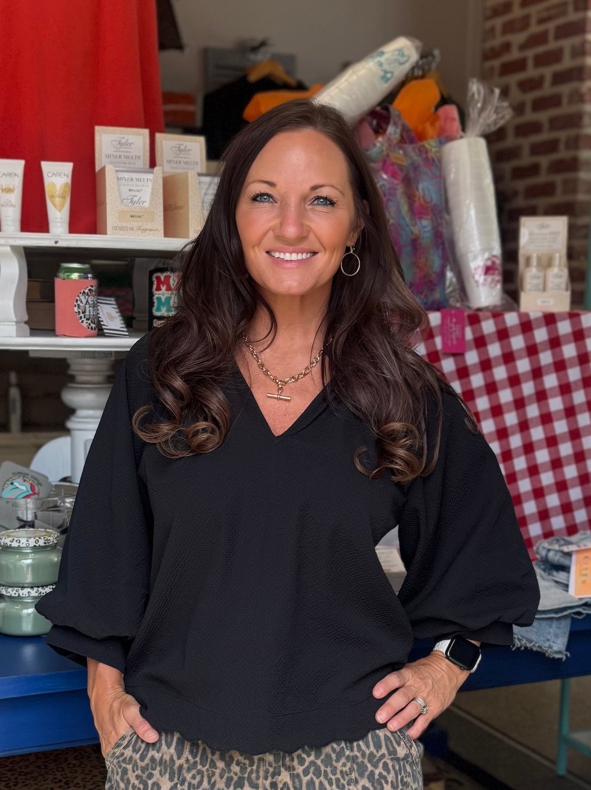 The Brinlee Top - Black