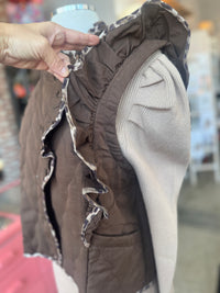 The Jaci Vest - Chocolate