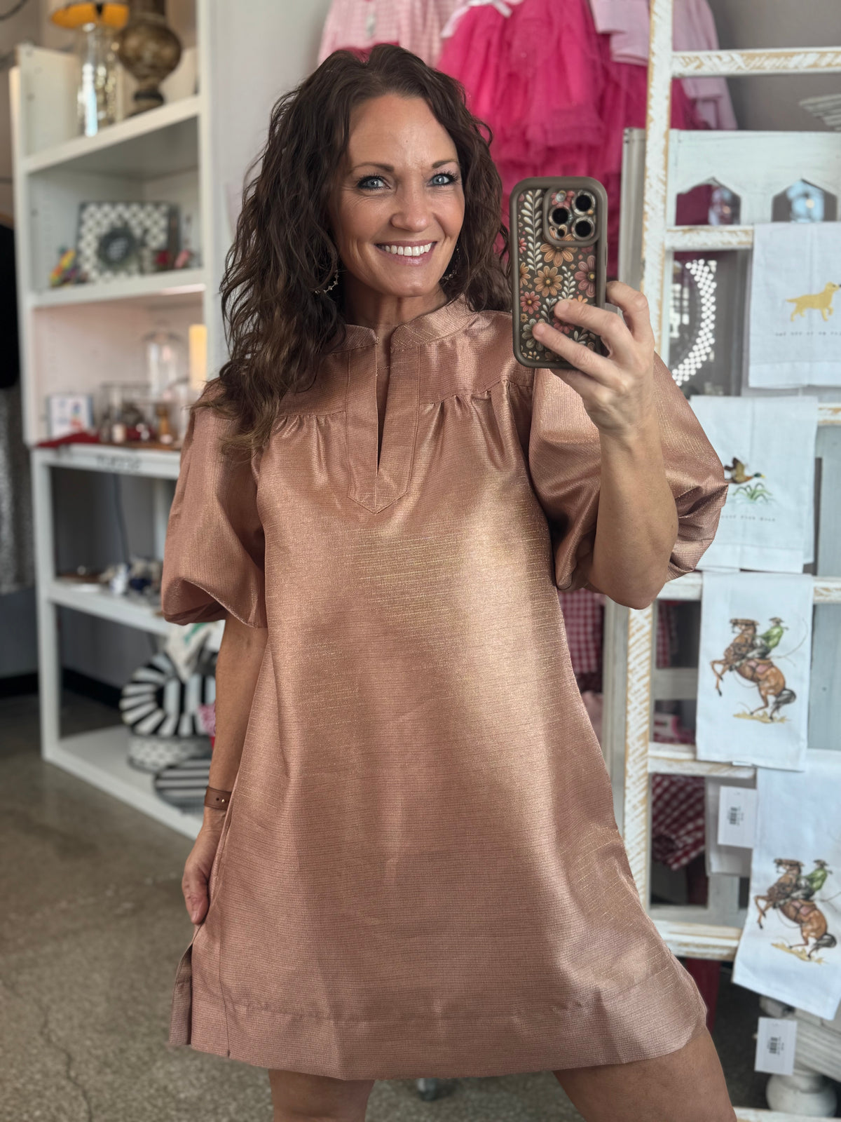 Dusky Rose Bloom Dress