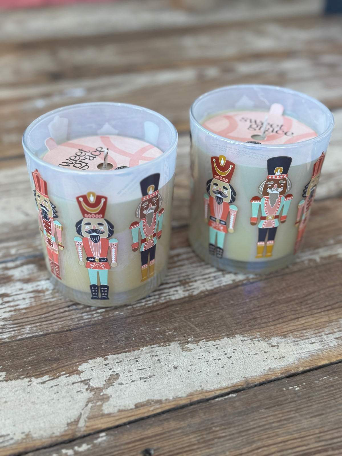 Sweet Grace Nutcracker Candle