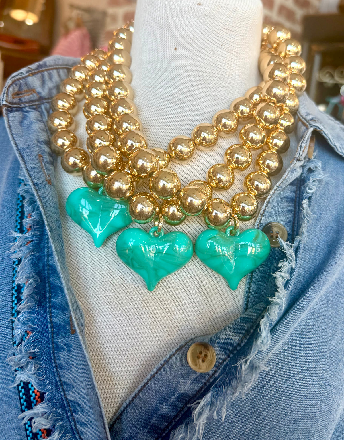 The LALA heart necklace