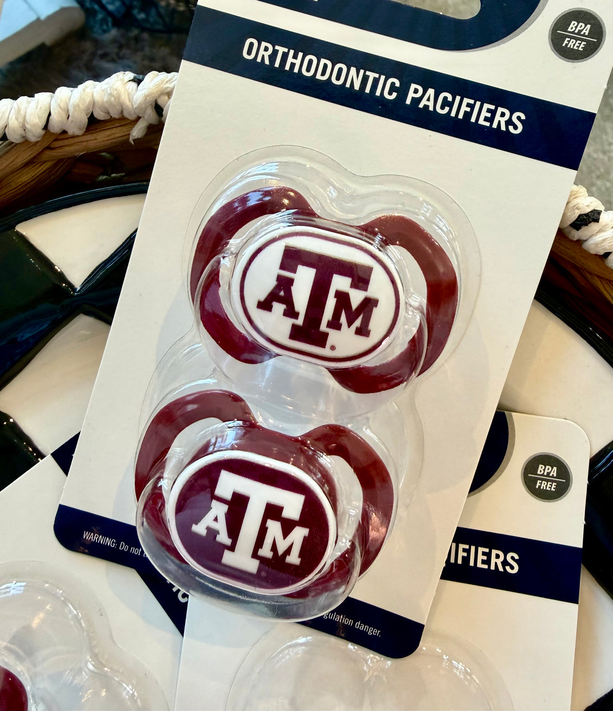 Aggie Orthodontic Paci - 2 Pack