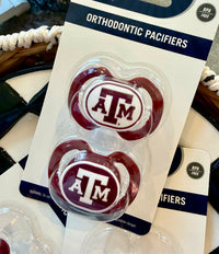 Aggie Orthodontic Paci - 2 Pack