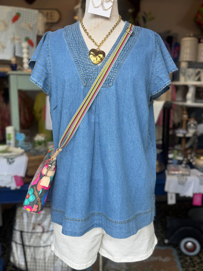 The Darlin Denim Top