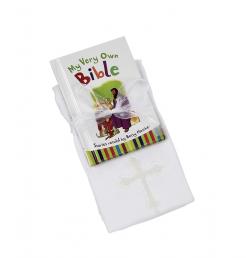 Jesus Loves Me Bible & Burp Cloth