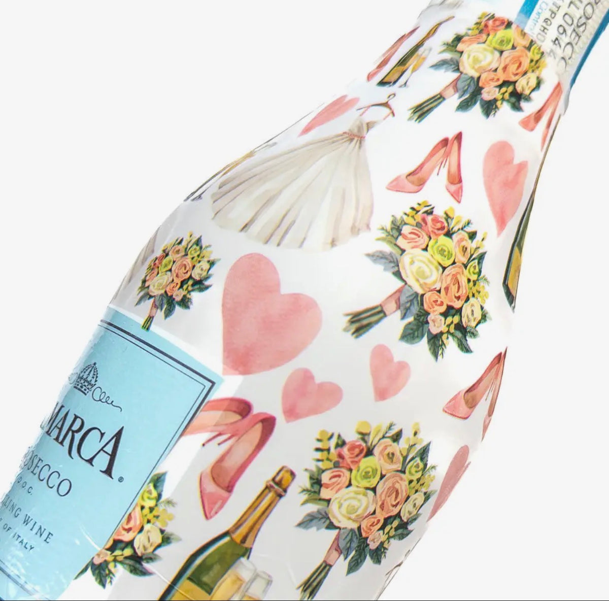 Mini LaMarca Prosecco Bottle Wraps - Set of 6