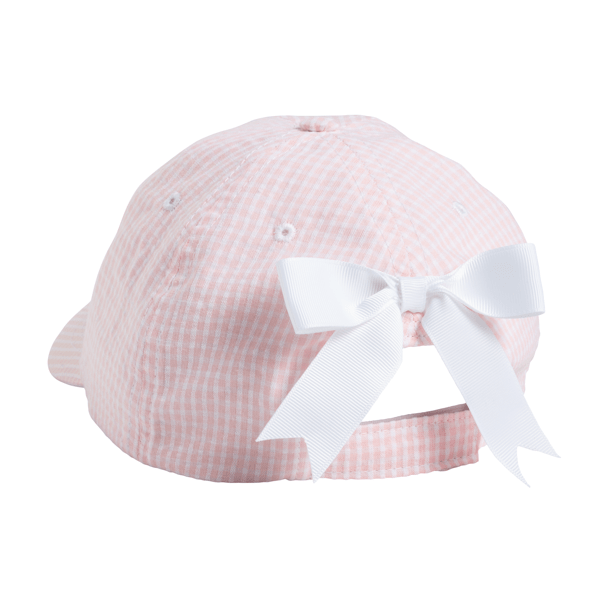 Pink Gingham American Flag Hat