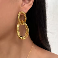 Gold Chain Earrings