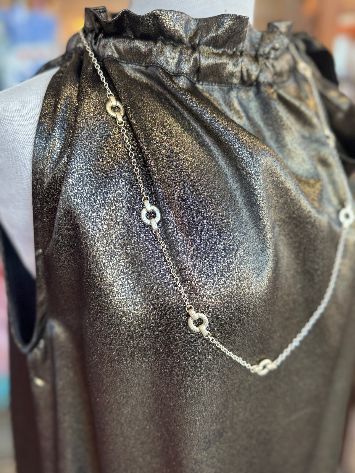 The Golden Hour Dress - Gold/Black