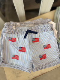 MUD PIE - AMERICAN FLAG SWIMMIES