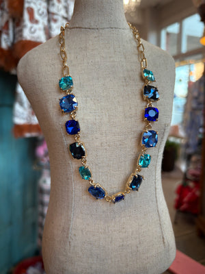 The Kaylee Rhinestone Necklace -Assorted