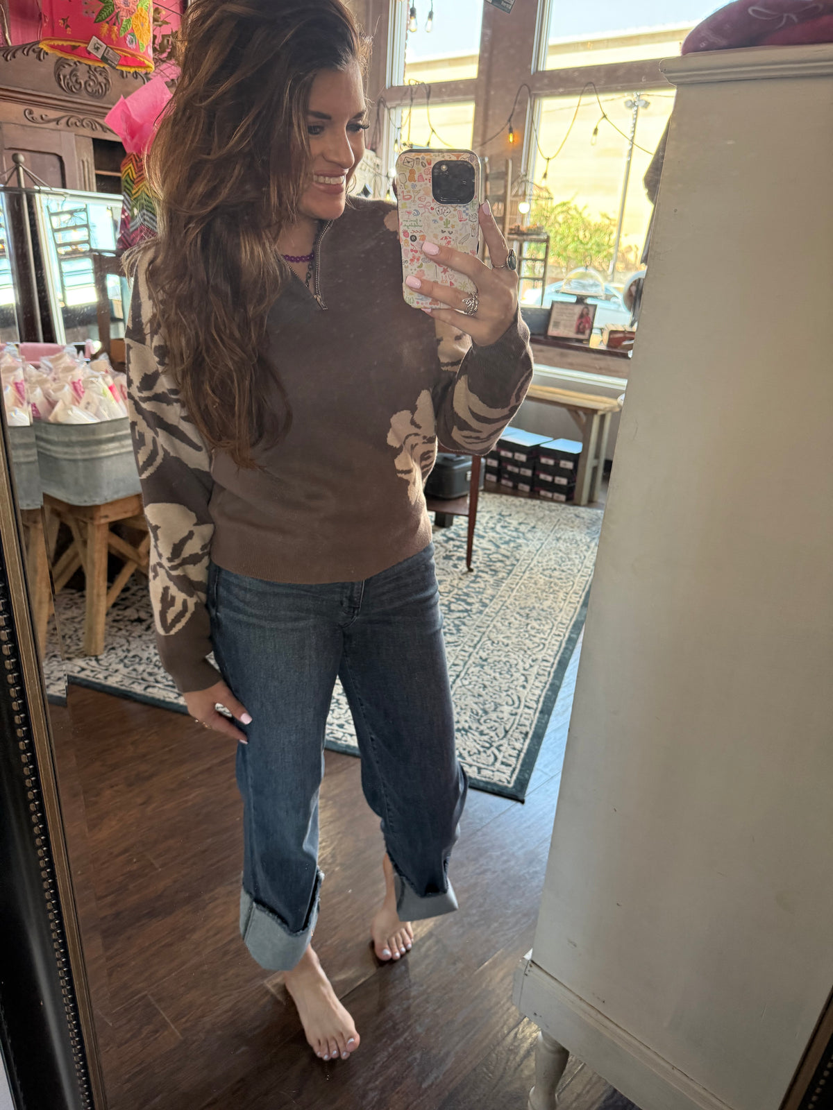 The BB Floral Sweater