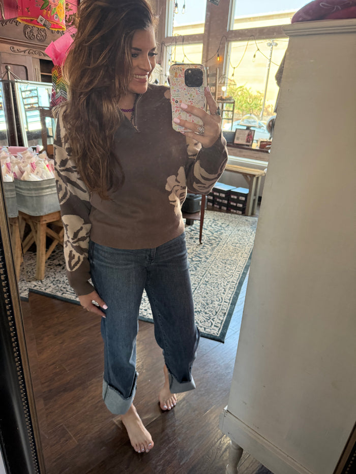 The BB Floral Sweater