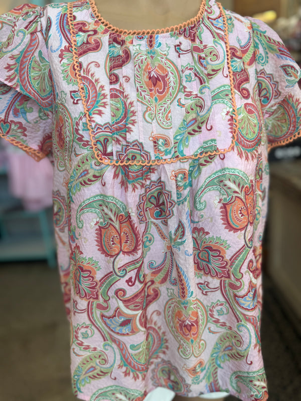 Pretty in Paisley Top