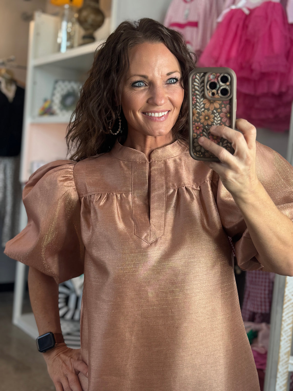 Dusky Rose Bloom Dress