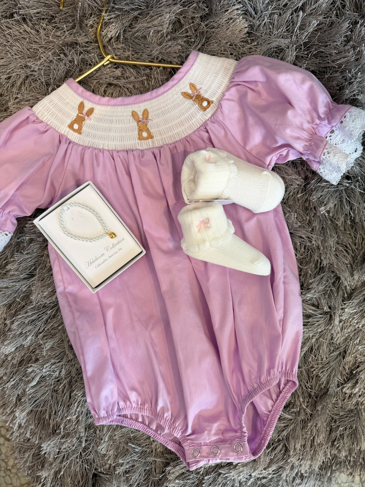 Lavender Cottontail Romper - SALE