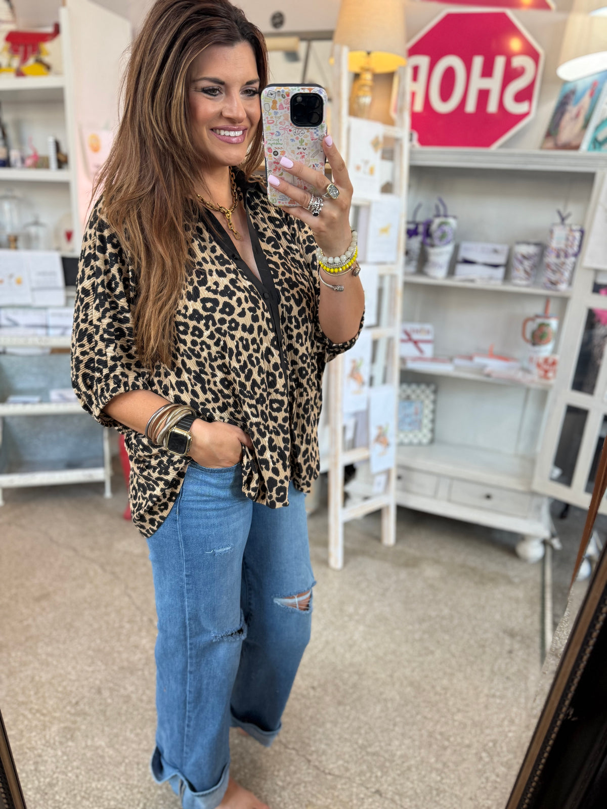 The Leopard Luxe Top