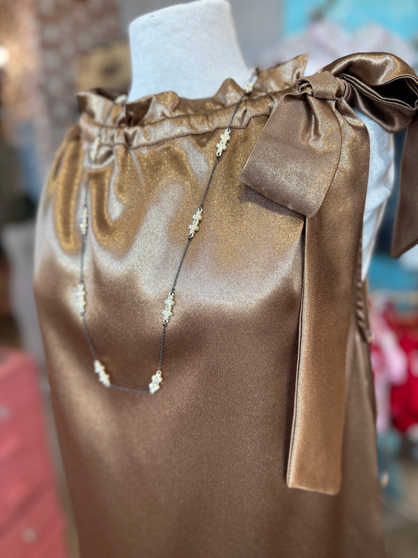 The Golden Hour Dress - Gold