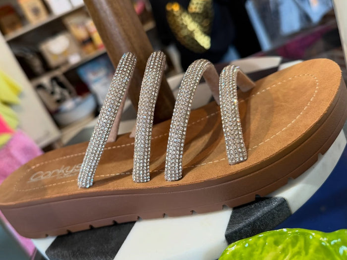 Rhinestone Runway Sandal