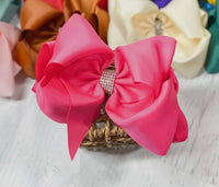 Rhinestone Hair Bow -Assorted