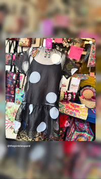 Black Tie Bubbles Dress