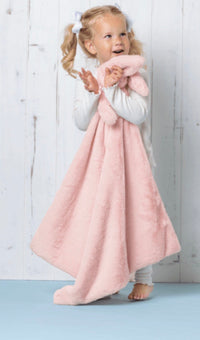 Pink bunny Cuddle Blanket