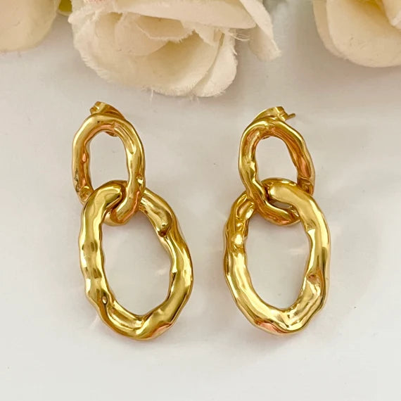 Gold Chain Earrings