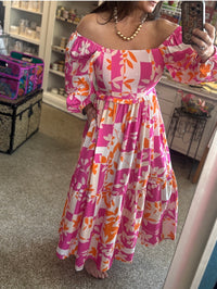The Coral Cabana Maxi Dress