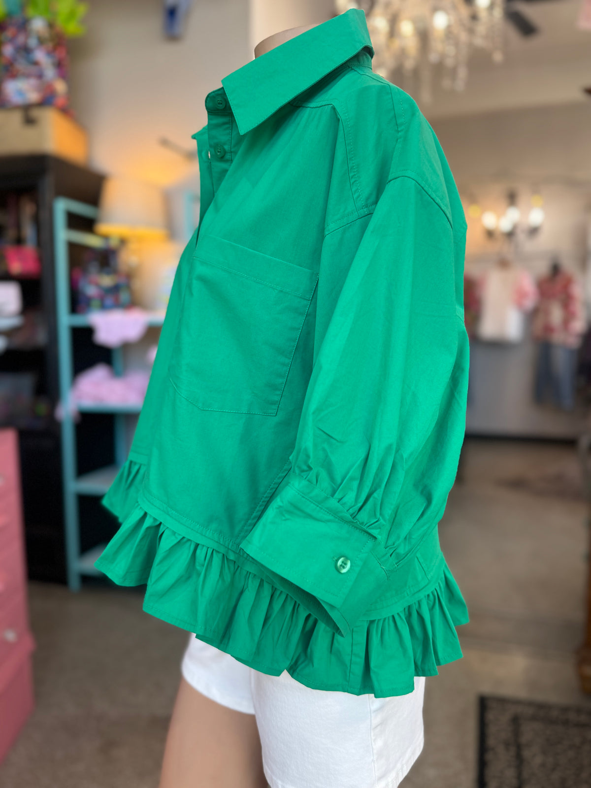 The Green Goddess Top