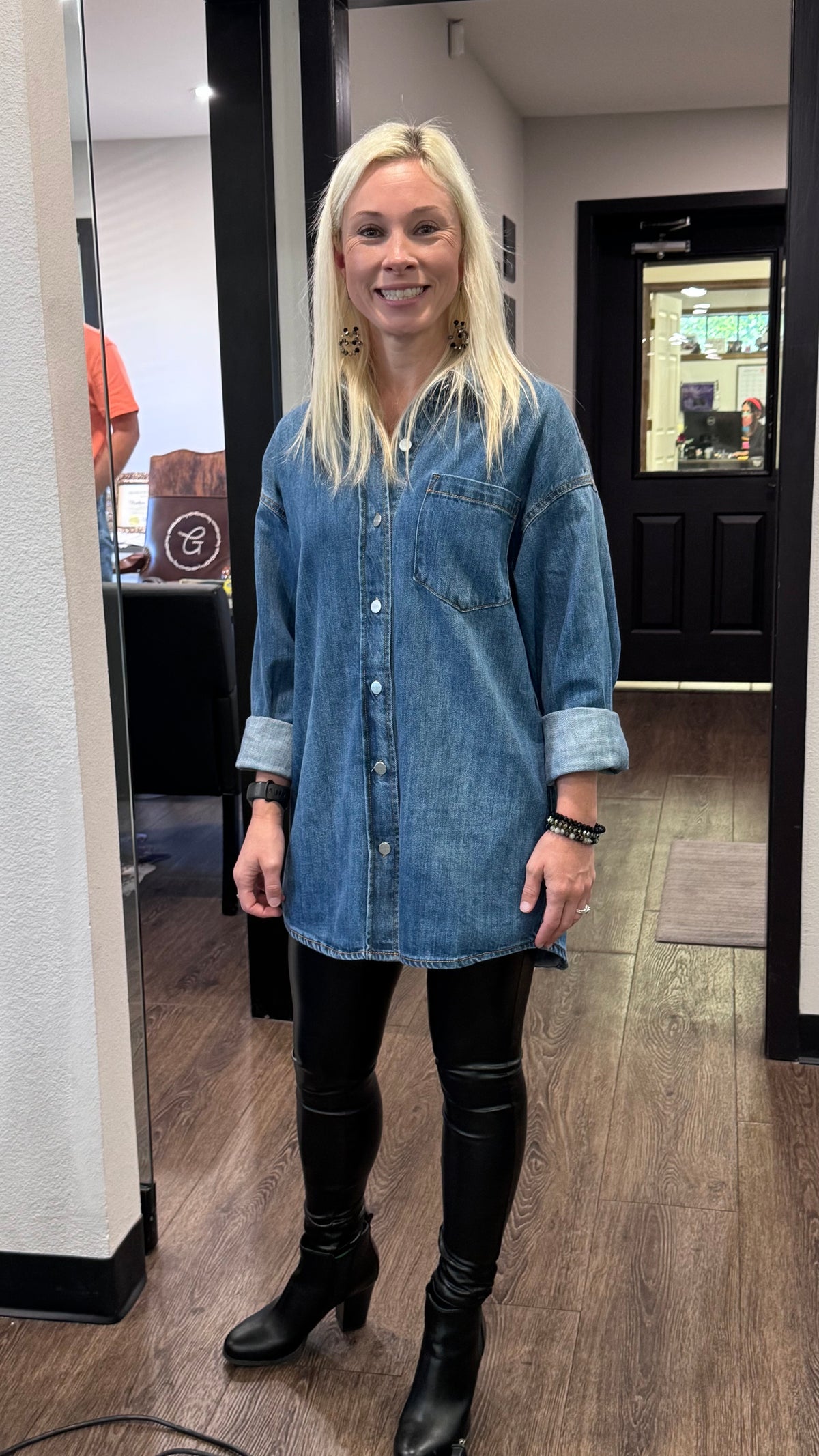 The BB Denim Button Up