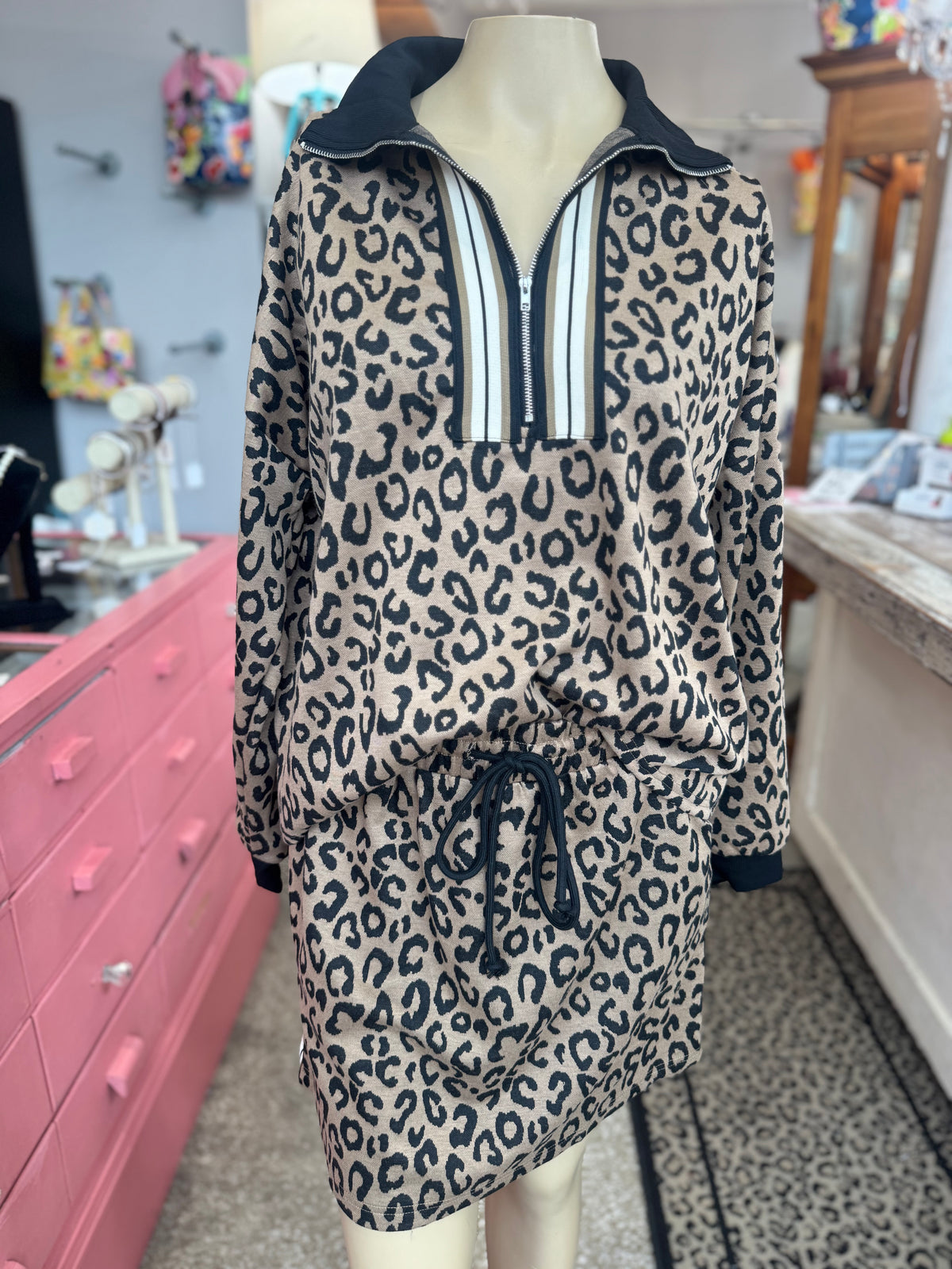 Leopard Luxe Two- Piece Set