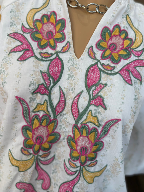The Floral Fiesta Top
