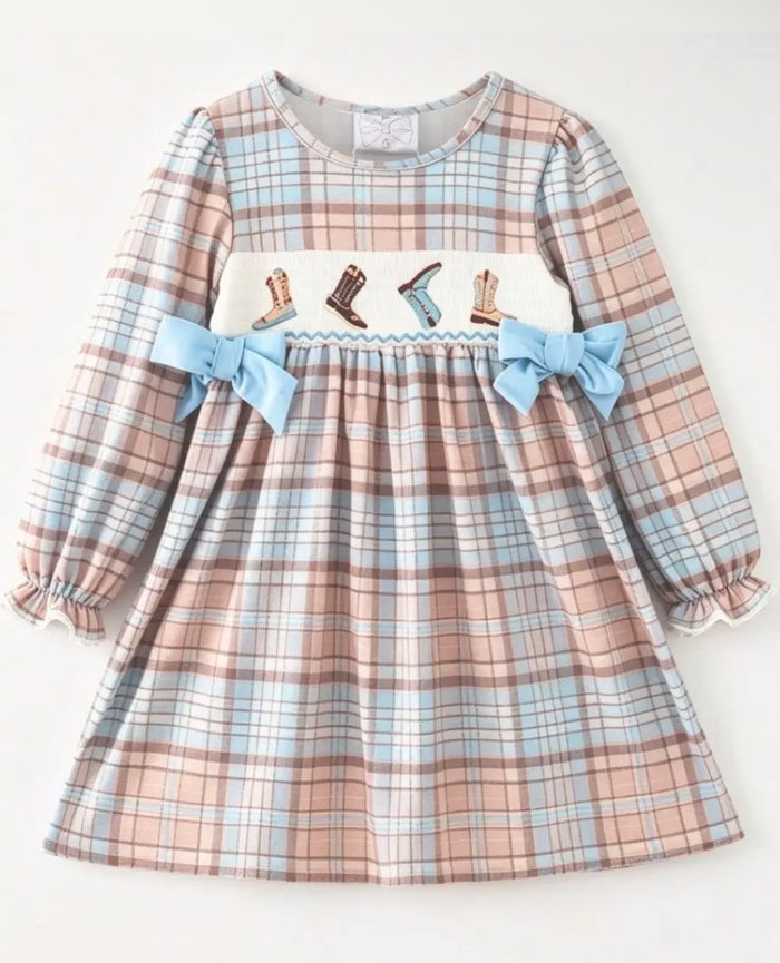 Cowgirl Babe Smocked Dress