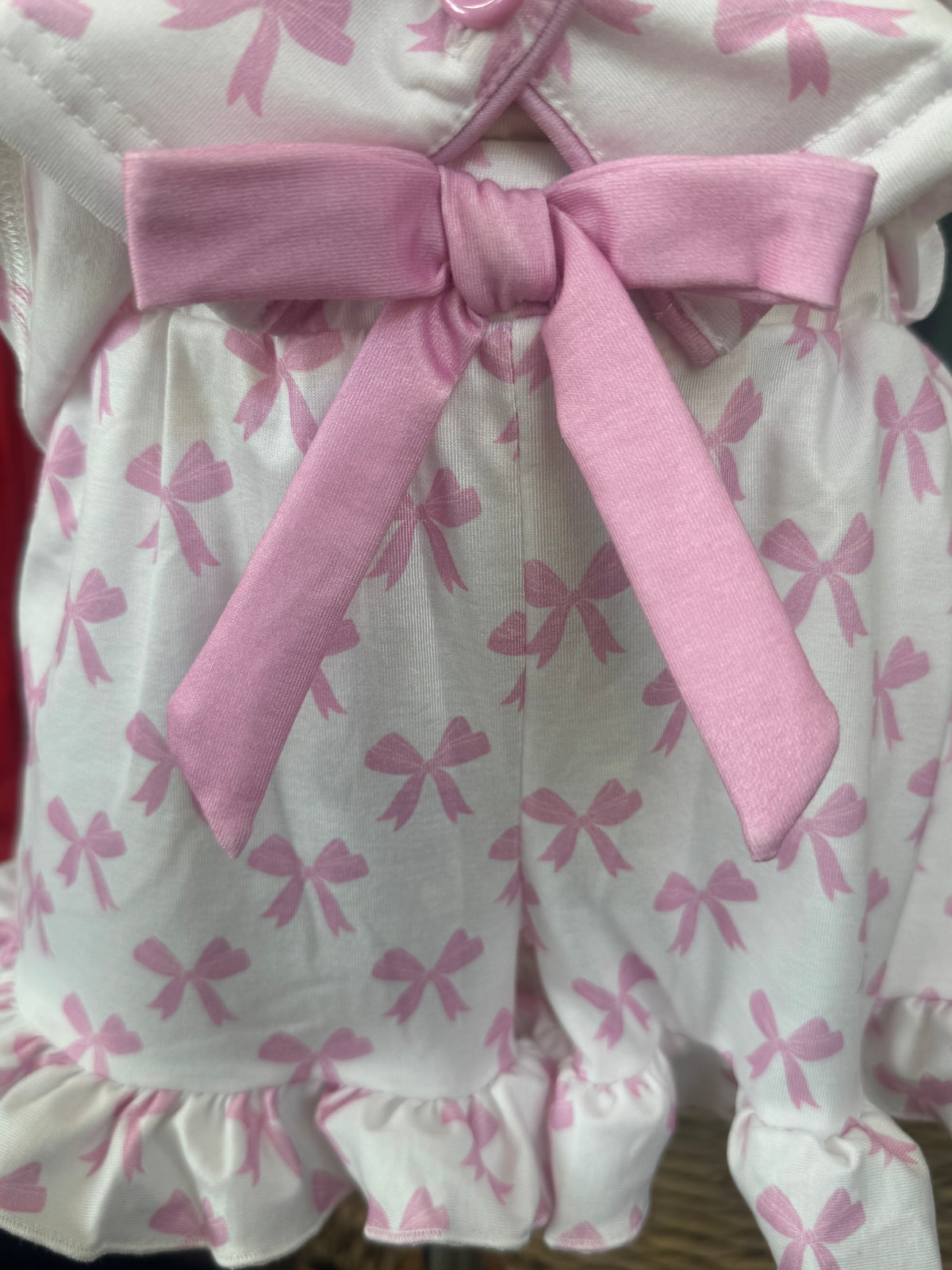 Princess Pink Bow Pajama Set