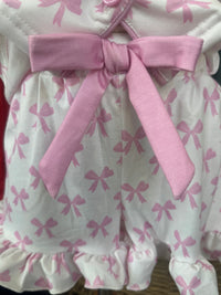 Princess Pink Bow Pajama Set