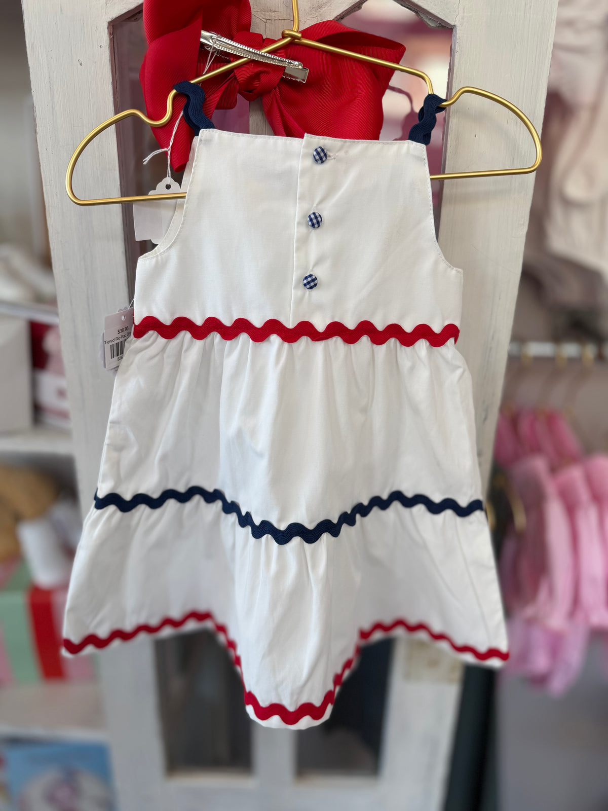 MUD PIE - Tiered Ric-Rac Dress