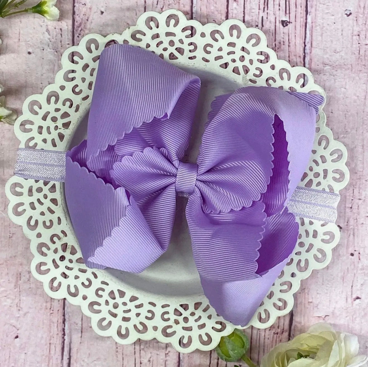 Oversized Thin Bow Headbands - Assorted