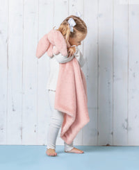 Pink bunny Cuddle Blanket