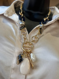 Navy Elegance Necklace