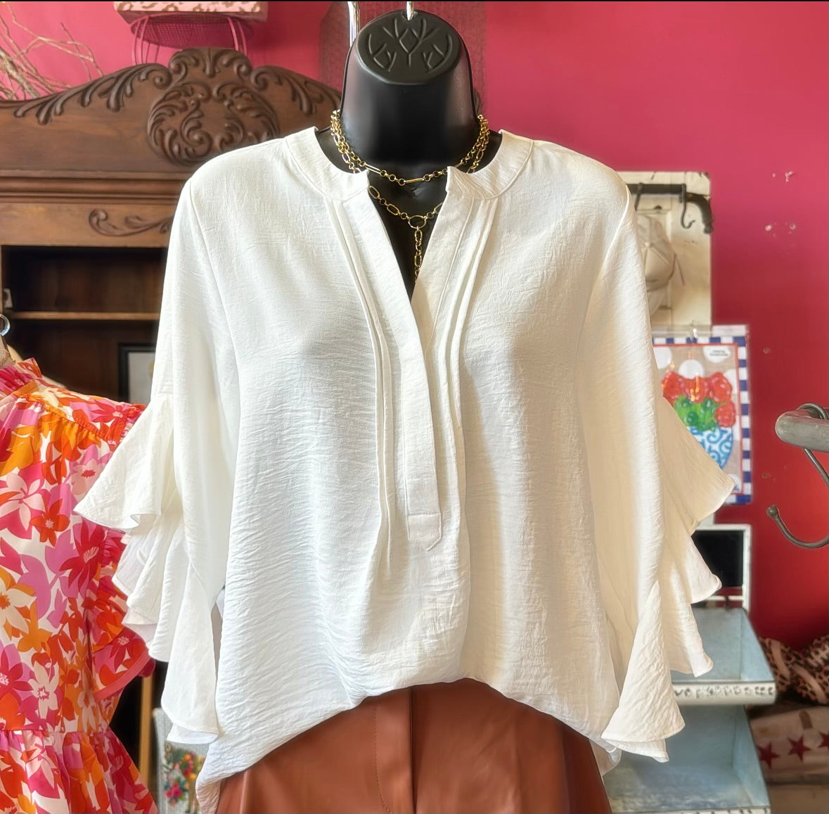 The Kaycee Top - Ivory-RESTOCK!!!